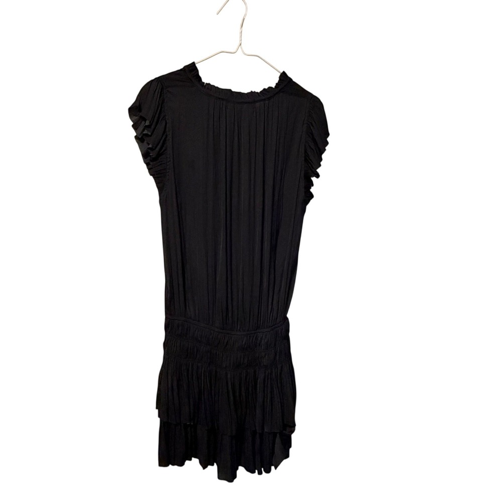Pants Store Black Ruffle-Tier Mini Dress - Picture 2 of 3